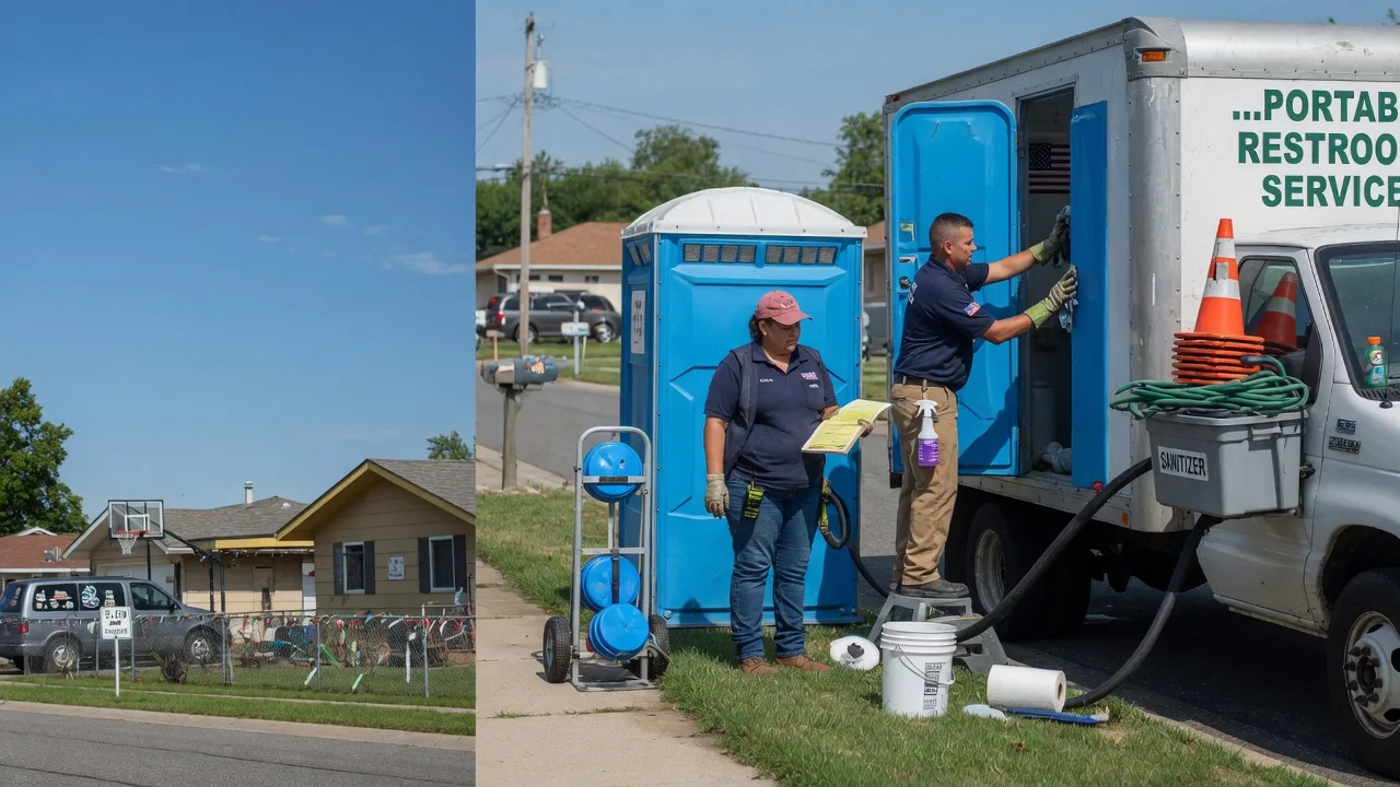 Portable Toilet Rental in Greenview, IL near me